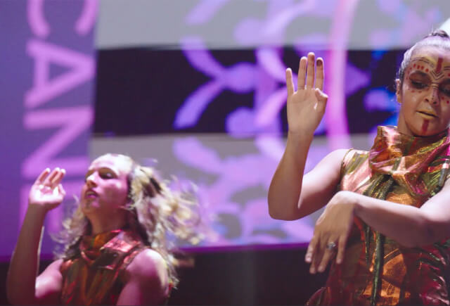 Women dancing