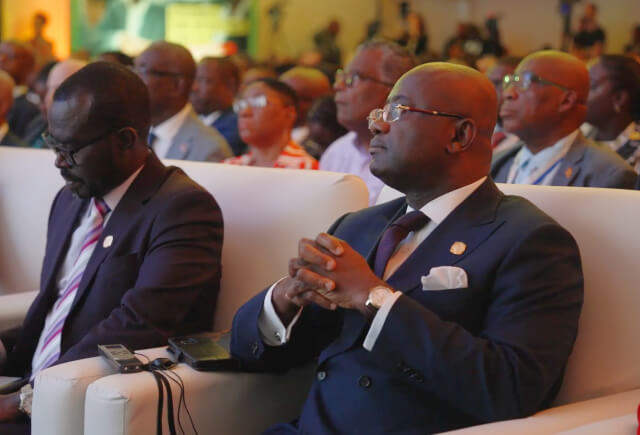 People watching the ceremony