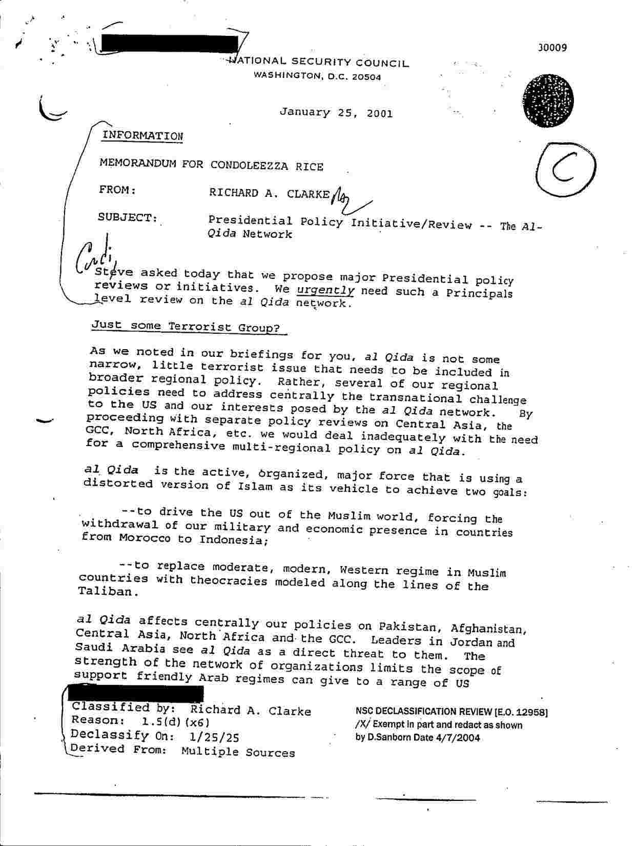 NSC memo page 1