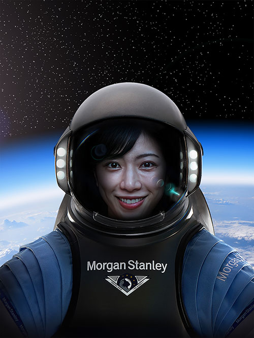 morgan's space suit